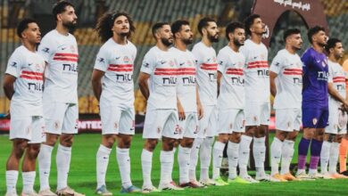 صورة قائمة الزمالك الرسمية لمباراة المصري في الكونفيدرالية الإفريقية