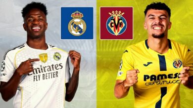 صورة تقديم مباراة ريال مدريد وفياريال في الدوري الإسباني 2025/2026
